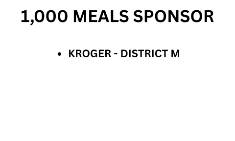 1,000 Meals Sponsor